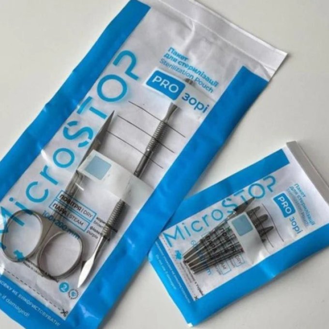 Sachets Transparents de Stérilisation 100 × 200 mm | Pack 100 Unités