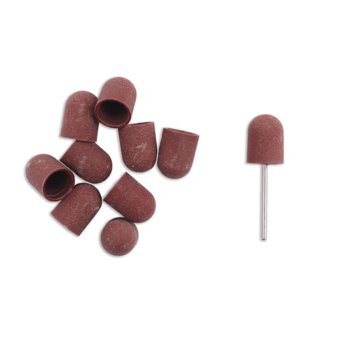13mm Sanding cap #180 10un. + 1 mandrin