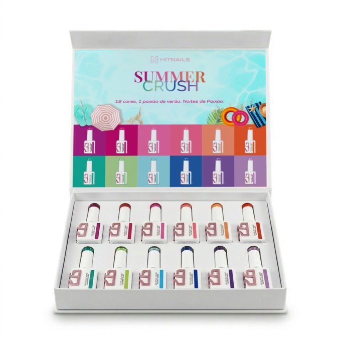 Collection Vernis Gel Summer Crush - 12 Couleurs